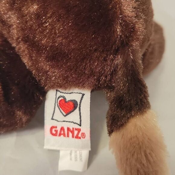 Ganz Webkinz Mocha Pup Plush Stuffed Animal HM348 USED Code Soft Toy 10" Dog - Picture 3 of 13